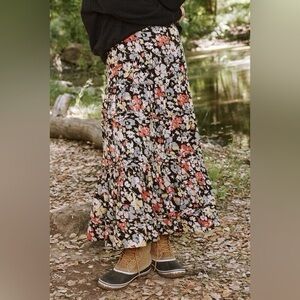 THE GREAT. Grove Skirt - Meadow Floral - Size 0 (XS)